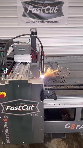 Putting our new FastCut CNC Inc plasma table to work cutting out a custom cooler cover #fastcutcnc #cncplasma #youngtrucking #ccequipment | C & C Equipment
