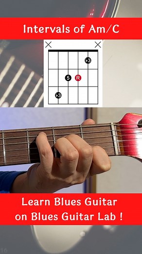 3K views · 42 reactions | How to play Am/C and its intervals on guitar #guitarchords #chorddiagrams #guitarlessons | Blues Guitar Lab By Satoshi Nakamoto | Facebook