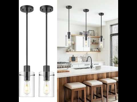 Emak Black Glass Pendant Lights Review - Pros & Cons - Emak pendant lights