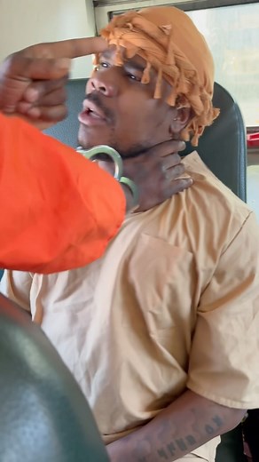 HaHa Davis | When it’s your first time riding the bus in jail #HaHaDavis #Guard 😂😂😂😂 | Instagram