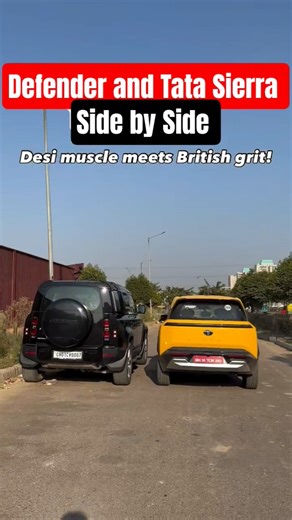 😱Aamne-Saamne: Tata Sierra aur Land Rover Defender! Kiska Vibe Zyada Heavy?