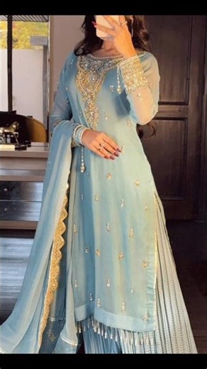 beautiful plazo suit 💖#plazo #suit #suitdesign #new #style #dress #shortsfeed #shorts #partywear #yt