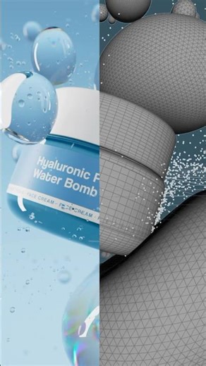 VISUAL 3D BEAUTY | Houdini + Real Production #shorts #beauty