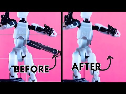 How To Make Your Stop-Motion Characters Jump & Fly! Stop-Motion Masking Tutorial