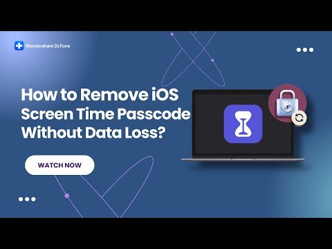 How To Remove iOS Screen Time Passcode Without Data Loss?