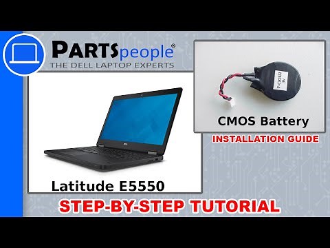 Dell Latitude E5550 CMOS Battery Replacement Video Tutorial