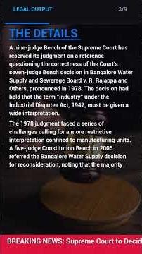 Supreme Court to Decide Fate of Wide-Interpreted 'Industry' Definition #shorts