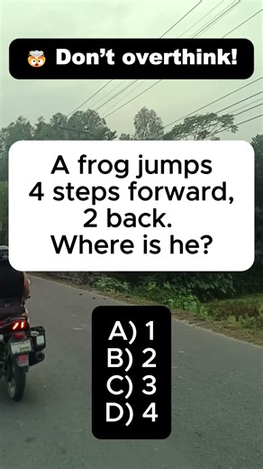 Frog Jump Puzzle 🐸 | 4 Forward, 2 Back | Position Math | IQ VistaX #iqvistax #brainteaser #riddle