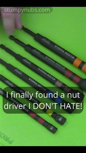 James Hamilton on Instagram: "I finally found a set of nut drivers that I DON'T HATE! Link where I got mine is in my BIO #woodworking #woodworkingtips #stumpynubs"