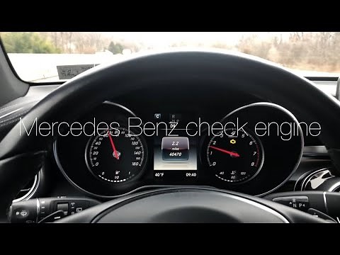 Mercedes Benz GLC300 check engine light