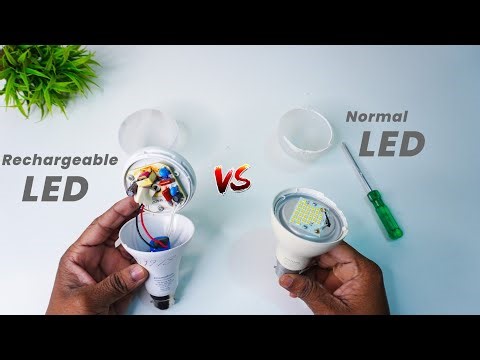 Rechargeable LED bulb vs Normal LED bulb | दोनों में क्या अंतर है?