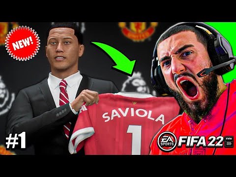 THE START OF OLE SAVIOLA.. NEW Man United Manager! - FIFA 22 CAREER MODE #1