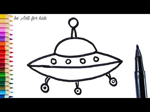 How To Draw Spaceship Easy