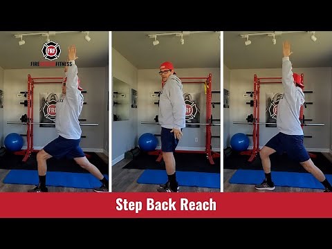 Step Back and Reach (active warm-up)