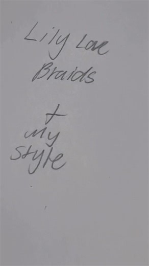 Lily Love Braids Tutorial in My Unique Style 💜