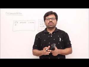 Normalization-Decomposition and Lossless Join Property Video Lecture | Question Bank for GATE Computer Science Engineering - Computer Science Engineering (CSE)