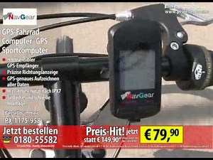 NavGear GPS-Fahrrad-Computer "GPS Sportcomputer"