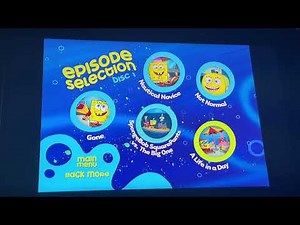 SpongeBob SquarePants: Season 6 Vol. 1 Menu Walkthrough
