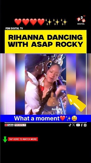 Rihanna dancing with Asap Rocky #asaprocky #rihanna #america #trending