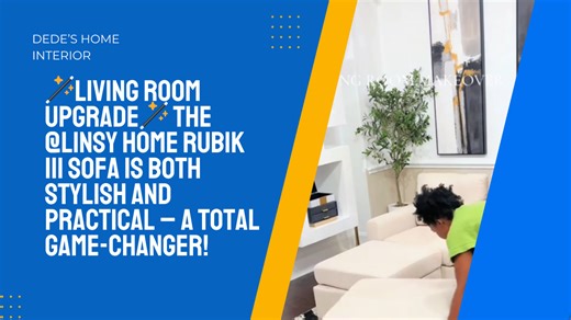 Transform Your Space with the LINSY HOME Rubik III Sofa