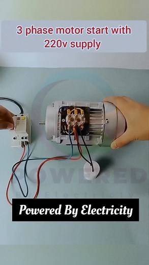 3 phase motor start with 220v supply #connection #diagram #shorts #viral #converter #shorts #viral #tending #electrician #electrical #electronics #electricity #electricalengineering #electricalwork #reelfb #electricalservices #everyone #reelschallenge #electronicmusic #videos #fbreels23 #fbreels24 #fbreelsvideo #short #poweredbyelectricity | 𝘗𝘰𝘸𝘦𝘳𝘦𝘥 𝘉𝘺 𝘌𝘭𝘦𝘤𝘵𝘳𝘪𝘤𝘪𝘵𝘺