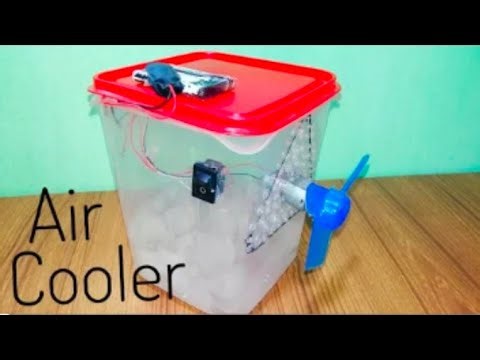 How To Make Mini Portable Air Conditioner Fan At home 