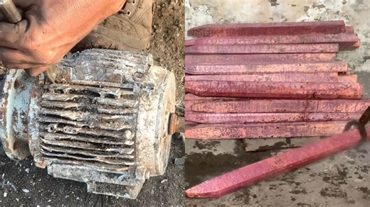 Recycling Old Motors to Extract Copper