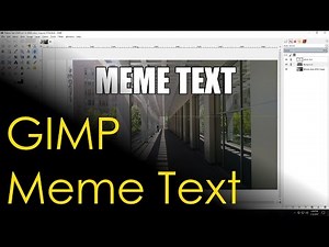 GIMP Meme Text