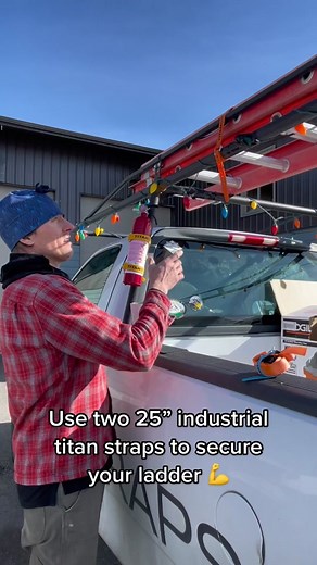 How to Secure Your Ladder to a Truck Rack Easily