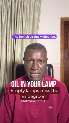 Oil In Your Lamp