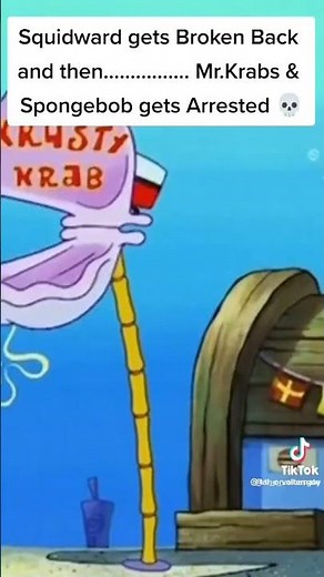 Mr.Krabs & Spongebob getting Arrested #tal_on #shorts