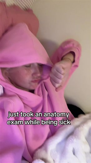 Struggling Through Anatomy Exam While Sick