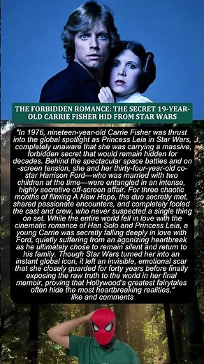 THE FORBIDDEN ROMANCE: THE SECRET 19-YEAR-OLD CARRIE FISHER HID FROM STAR WARS