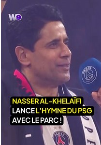 Le président parisien entonne le chant du club avec un Parc des Princes en fusion. La célébration du @psg actuellement en direct sur W9 #OnRegardeQuoi #PSG