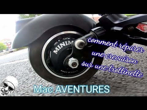 COMMENT RÉPARER UNE CREVAISON SUR UNE TROTTINETTE ELECTRIQUE (TUTO)