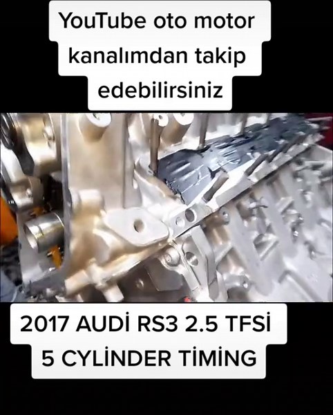 2017 AUDİ RS3 2.5 TFSİ 5 CYLİNDER TİMİNG