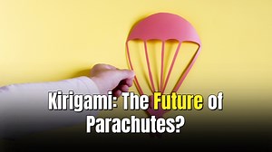 Engineers reinvent the parachute using Japanese paper-cutting art kirigami