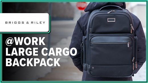 Watch Briggs & Riley @work Large Cargo Backpack Review on Amazon Live