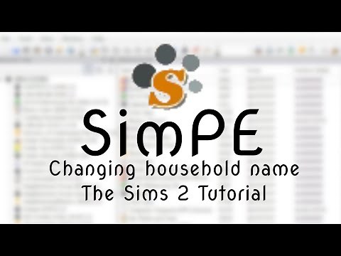 Changing household name with SimPE | The Sims 2 Tutorial