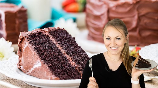 11K views · 200 reactions | Rich and dangerously chocolatey devil's food cake will satisfy any chocolate craving in under an hour! RECIPE: https://sugarspunrun.com/devils-food-cake/ | Sugar Spun Run | Facebook