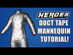 Duct Tape Mannequin Tutorial