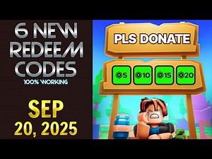 🛑 Pls Donate Codes for Roblox - Free Coins & Donations! ✨ | Roblox Codes ⚡