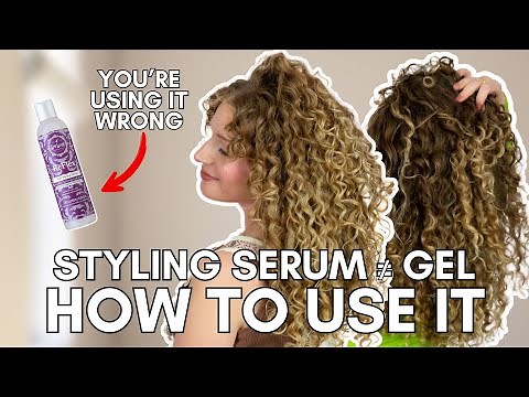 How to use a serum for curly or wavy hair | TreLuxe Reflex Serum