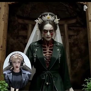 Chinese Zombie Wedding Woman