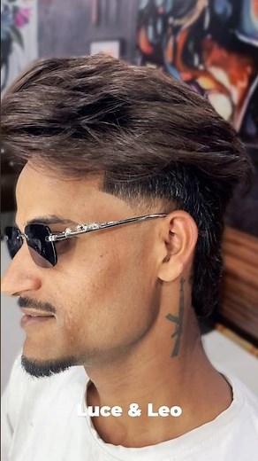 Long Mullet Hair Cut | Extreme Trend Look ✂️ #shorts