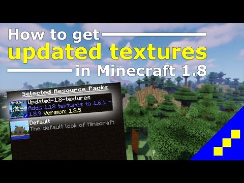 How to get UPDATED textures for Minecraft 1.8!