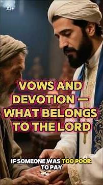 Vows and Tithes in Lev 27 -What Belongs to God #bibleverse #biblestory #god #faith #biblestudy