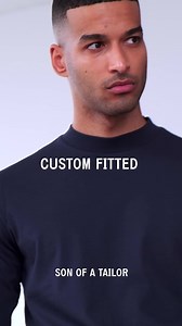 24 reactions | Introducing the Hi-Neck T-Shirt:⁣ 1️⃣ Custom fitted to your body⁣ 2️⃣ Made in Portugal from the world's finest Supima cotton⁣ 3️⃣ Covered by our Free Remake Guarantee | Son of a Tailor | Facebook