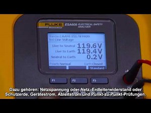 Die Einführung der ESA609 Elektrische Sicherheit Analyzer