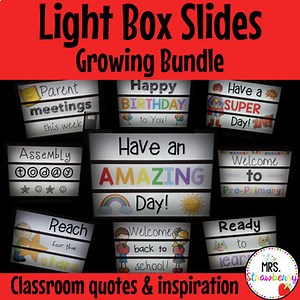 Light Box Slides  Light Box Inserts